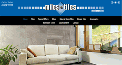 Desktop Screenshot of milesoftiles.co.uk